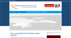 Desktop Screenshot of marinesanitation.com.au