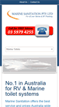 Mobile Screenshot of marinesanitation.com.au