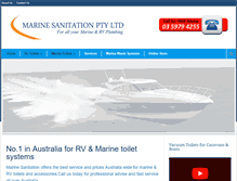 Tablet Screenshot of marinesanitation.com.au